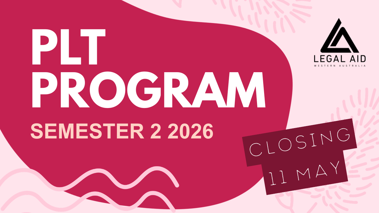 PLT Sem 2 2026. Closing 11 May.