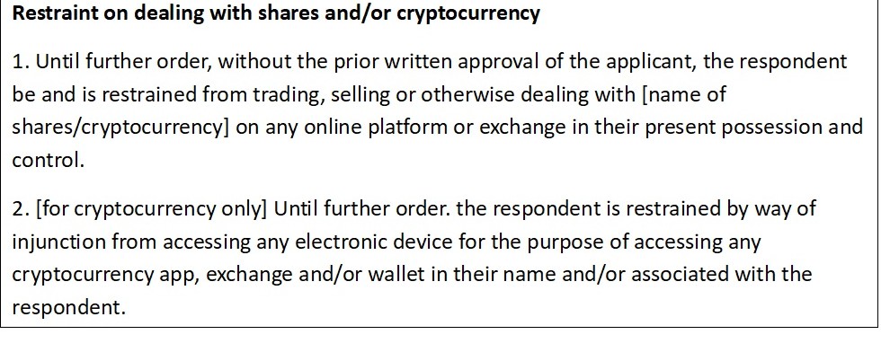 Precedent orders part 2